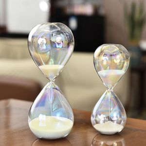 30 phút đồng hồ Cát Cát hẹn giờ trang trí kích thước lớn cát đồng hồ cát Dazzle Kính đầy màu sắc cát hẹn giờ cho trang trí bàn nhà - Product Image 3
