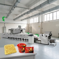 Petite ligne de production de nouilles instantanées, ligne de production de nouilles instantanées frites. Livraison directe de l'usine.