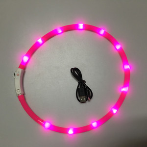 USB recargable de silicona <span class=keywords><strong>LED</strong></span> intermitente <span class=keywords><strong>collar</strong></span> de perro collares para mascotas con características únicas - Product Image 6