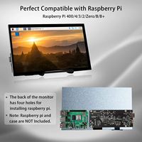 Ahududu PI 10.1/4/3/2/sıfır/B/B + Jetson Nano Win1/ 10/1024 için IPS ekran standı ile 600 inç ekran monitör 400x8/7