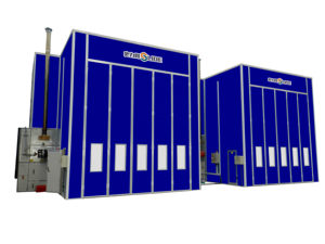 Cabine de peinture SLD avec filtration d'air triboélectrique et capture de particules électrostatiques pour l'élimination des oversprays submicrométriques - Product Image 5