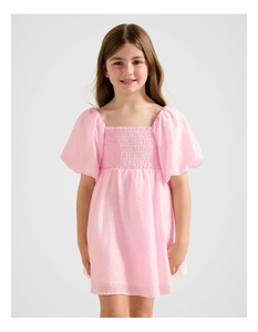 Cute And Stylish Summer Dress For <b>Girls</b> Crafted From Soft Cotton Material With Decorative Elements Making <b>It</b> Perfect For Play - Product Image 2