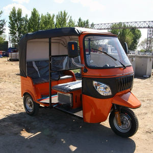 3輪トゥクトゥクオートタクシー電動三輪シート二列ガソリン燃料駆動オートバイ乗客用 - Product Image 3