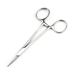 Pinces hémostatiques en acier inoxydable de 12,5 cm à 24 cm, à tête droite et courbée, ciseaux de toilettage pour animaux de compagnie, antibactériens - Product Image 4