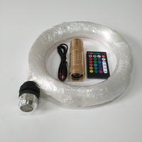 Lampe de poche à fibre optique, contrôle RF et application, lumière d'étoiles à fibre optique pour voiture, ciel étoilé et panneau de plafond de cinéma maison