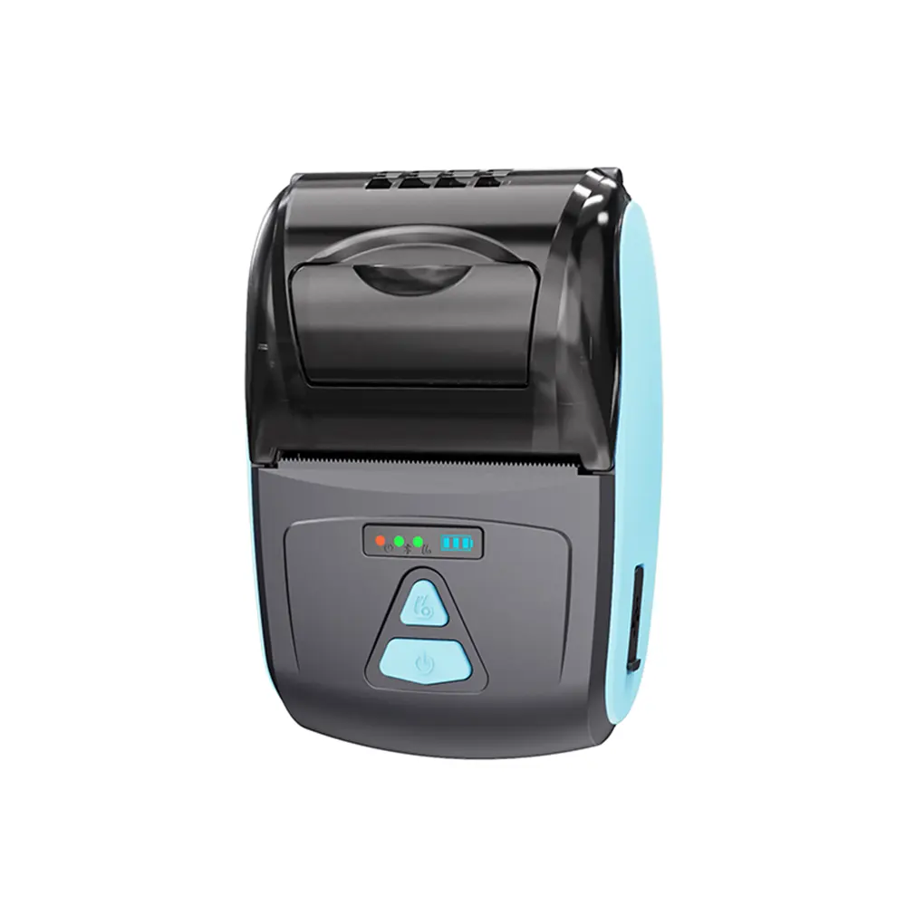 AIXW Printer Bluetooth cetakan termal 58mm, cetakan baru Mini portabel untuk Departemen Asuransi keuangan kertas tagihan tiket