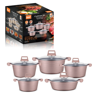 Juego de Ollas RAF Antiadherentes para Cocina, Varios Tamaños, Compatible con Inducción, Gas y Vitrocerámica, R.80006 RAF 20 - Product Image 4