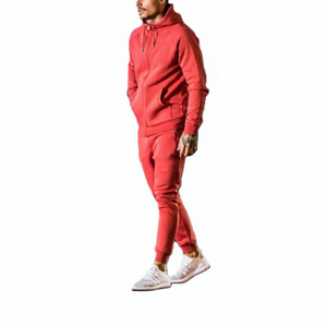 Trajes Deportivos de la Mejor Calidad para Hombre para Invierno, Trajes Deportivos con Cremallera, Trajes Deportivos con Cremallera, Trajes Deportivos de Algodón Liso con Forro Polar - Product Image 1