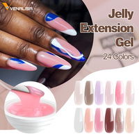 Venalisa 24 couleurs 30g tremper épais UV LED Gel Pour Ongles dur ongles extension Gel français Nail Art Camouflage acrylique Poly N
