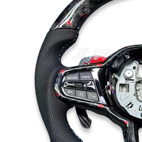 Volant de voiture en fibre de carbone forgée personnalisé LCI Retrofit pour BMW G80 M3 G20 G30 X3 G01 X5 G05 G80 G82 G42 G22 G11 M2 M240i