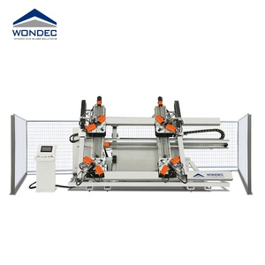 Wondec tự động <span class=keywords><strong>CNC</strong></span> Bốn đầu Góc uốn tóc bồng máy cho cửa sổ nhôm và cửa ra vào sản xuất - Product Image 2