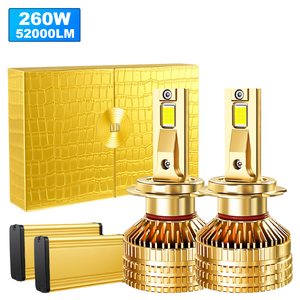 Accesorios para Automóviles Xview, Luz LED 9012, Luces LED para Autos de Alta Potencia, Bombilla LED para Faros Delanteros de 260w 52000lm - Product Image 1