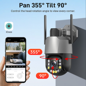 4G PTZ 50X Zoom CCTV <strong>Security</strong> <strong>Camera</strong> <strong>Lights</strong> 5MP 8MP Sim Card ICsee Laser Infrared Night IP67 - Product Image 1