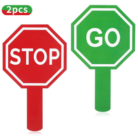 Panneau de signalisation routière personnalisé, marqueur de circulation portable, panneau de signalisation de sécurité pour passage piéton, panneau de signalisation manuel pour le contrôle de la circulation