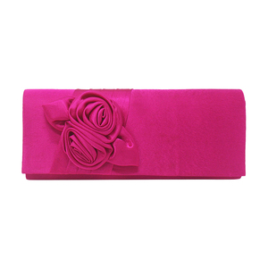 Women Simple Classic 3D Floral Handbag Fashion Evening <b>Bag</b> Party Prom Clutch <b>Bag</b> Bride Wedding Purse - Product Image 3