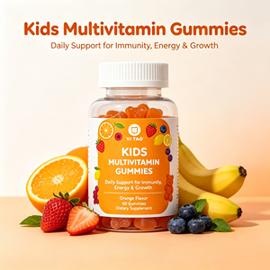 ODM Children Multivitamin <b>Gummies</b> with Orange Flavor Daily Growth Energy Immune Support Private Label Supplement 60 - Product Image 2