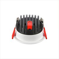 Projecteurs LED en aluminium IP20, spots de plafond 12W20W30W Ra98, tension AC220V (±10%), anti-éblouissement, COB, pour salon
