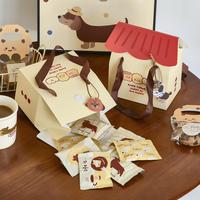 Petites boîtes en papier portables à finition mate UV pour la cuisson de bonbons sans chocolat Mini emballage de cupcake pour la fête de mariage d'anniversaire