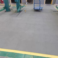 Baldosas Modulares de PVC de 5 mm para Piso de Garaje, Antideslizantes, Resistentes al Desgaste, Impermeables, con Sistema de Clic, Modernas, para Interiores, Lavaderos de Autos, Centros Comerciales y Parques