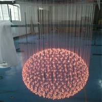 Lustre le plus populaire, luminaire suspendu en verre, design indien