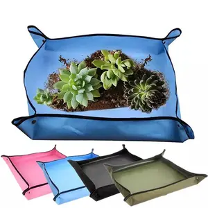 Indoor Plant Transplanting Repotting Mat Foldable Garden Work Cloth Waterproof Thicken Gardening Mat