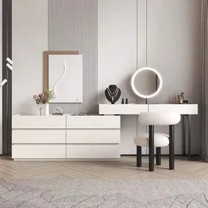 Meubles de maison de haute qualité, style moderne, meubles de chambre à coucher, table de toilette en bois massif - Product Image 4