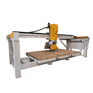 Industrial CNC Bridge Saw 3 Axis Stone Cutting and <b>Engraving</b> <b>Machine</b> with Rotating Head for Marble/Stone/Granite - Product Image 1