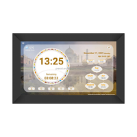 Jam Azan Digital Elektronik 10 Inch dengan Kalender dan Pengingat Waktu Sholat untuk Dekorasi Rumah - 5 Waktu Sholat