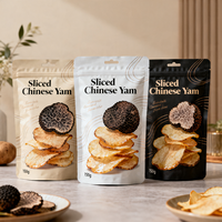 Nouvel Arrivage – Sachet Scellé sur Huit Côtés de Taille Moyenne (200g, 250g) avec Logo Personnalisé et Finition Brillante pour l'Emballage de Chips de Pommes de Terre Gourmet de Qualité Supérieure