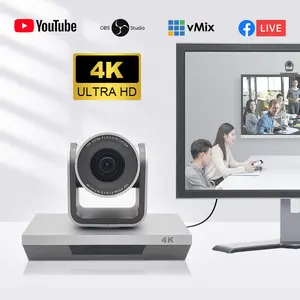 10x Hd Mi Ip Ptz Optics 4k Video Conference Camera 4k Ptz Camera For Livestreaming Live Broadcast Equipment