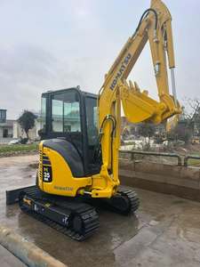 Mini-excavatrice sur chenilles hydraulique Komatsu PC35MR d'occasion, 3,5 tonnes, à queue courte, d'origine japonaise, faible nombre d'heures de travail, petite pelle à vendre - Product Image 3