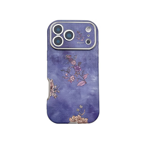 Custodia per telefono da ragazza con finestra grande e fiore <span class=keywords><strong>viola</strong></span> per <span class=keywords><strong>iPhone</strong></span> 17 <span class=keywords><strong>Pro</strong></span> Max 16 15 14 Plus 13 12 <span class=keywords><strong>11</strong></span> - Product Image 5