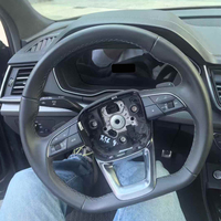 Montage de volant ODM pour Audi Q5 SQ5 RSQ5(2018-2025) cuir perforé nouveau Style de course de volant à fond plat