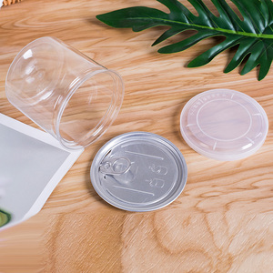 Pot alimentaire en plastique cylindrique de 250 ml/300 ml/500 ml avec couvercle à vis sans BPA pour aliments pour bébés, chocolat et sucre - Product Image 6