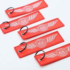 Llavero con Etiqueta de Vuelo Personalizada con Logotipo, Etiqueta Tejida con Temática de Aerolínea para Regalos Promocionales de Eventos de Aviación - Product Image 4
