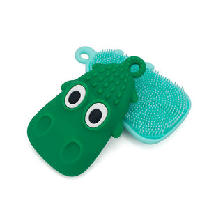 Champú de fábrica Ducha de pelo Lavado Masaje de piel seca Cepillo corporal de silicona Cepillos de baño Esponjas Depuradores - Product Image 6