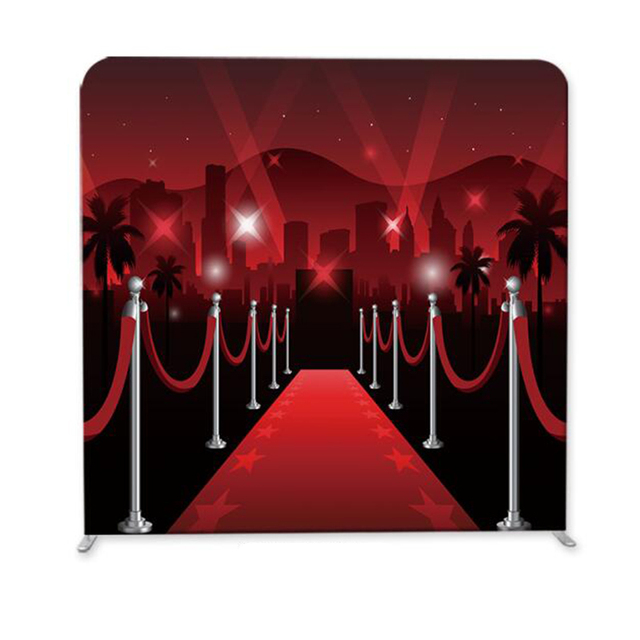 Double Sides Printing 10ft Tension Fabric Pillow case Photobooth Backdrop