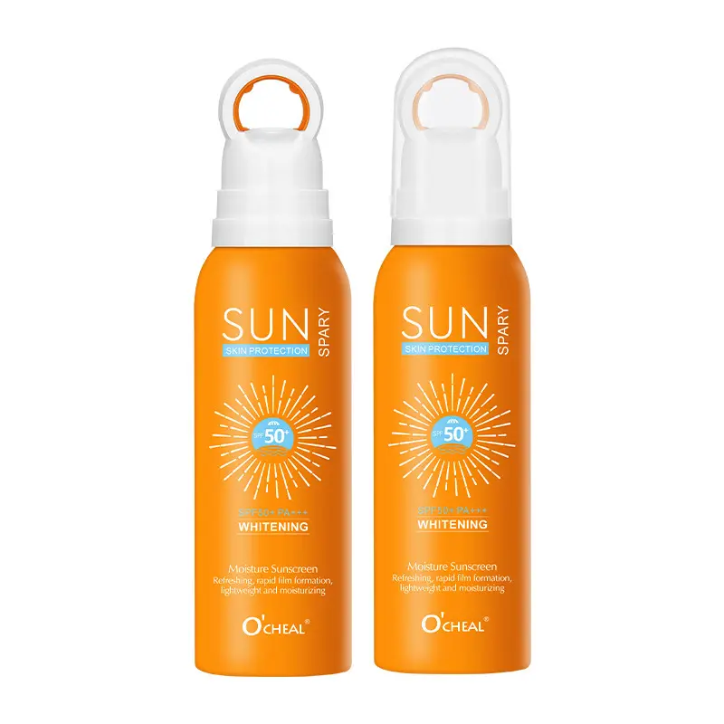 Spray de protection solaire SPF 50 + PA +++ Outdoor Anti-Ultraviolet Physical Sun Block Face & Body Available Sunscreen Product