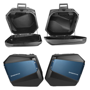 Valises latérales pour moto Forza <span class=keywords><strong>750</strong></span>, adaptées à la Honda NSS750, installation rapide sans perçage, pour un montage/après-vente amélioré. - Product Image 4