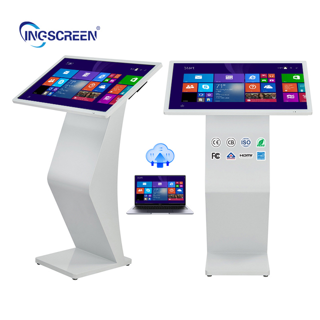 INGSCREEN Factory Price K Type Kiosk Digital Signage with Animation for Retail Store and Wayfinding Touch Screen LCD Display