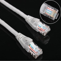 Premium cat5e cat6 rj45 kabel ethernet laki-laki ke laki-laki kabel komunikasi lan