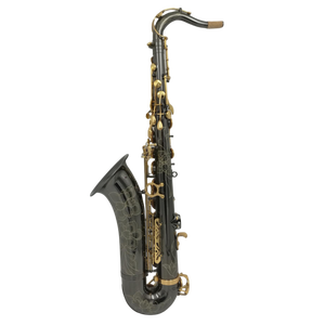 Saxofón Tenor Profesional en Si Bemol de Eastern Music, Acabado Brillante en Níquel Negro con Llaves Doradas - Product Image 6