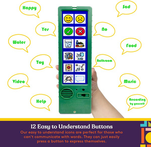 Di động AAC công cụ bài phát biểu trị liệu talker Buddy thiết bị thông tin liên lạc cho non bằng lời nói trẻ em & người lớn tự kỷ Talking AIDS thông tin liên lạc - Product Image 2