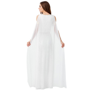 Disfraz <span class=keywords><strong>de</strong></span> Alto Rendimiento XJ: Estatua <span class=keywords><strong>de</strong></span> la <span class=keywords><strong>Libertad</strong></span>, Figura Mitológica Griega, Abertura Alta, Vestido Sexy <span class=keywords><strong>de</strong></span> Diosa Blanca - Product Image 2