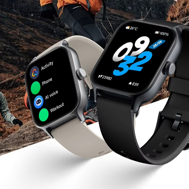 Newest GS1 Smart Watch With 1.97" AMOLED Screen 5ATM Waterproof Band GPS Flashlight Heart Rate Health Multi Sport Smartwatch
