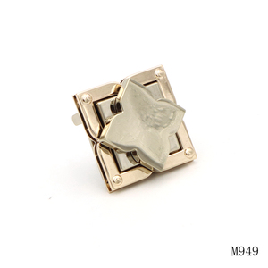 Cierres Metálicos de Calidad para Bolsos, Cierre de Metal de Aleación de Zinc con Forma de Flor de 35 mm, Cierre Giratorio para Herrajes de Bolsos - Product Image 2