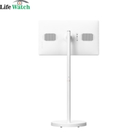 Pantalla Inteligente Interactiva con Soporte Giratorio de 360 Grados de 32 Pulgadas, Pantalla LCD con Batería para Señalización Digital en Dormitorios, Salas de Estar, Educación, Tiendas Minoristas