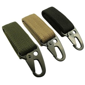 Outdoor Nylon Hook Belt <b>Clip</b> With Metal <b>Snap</b> For Tactical Bag Accessories - Product Image 3