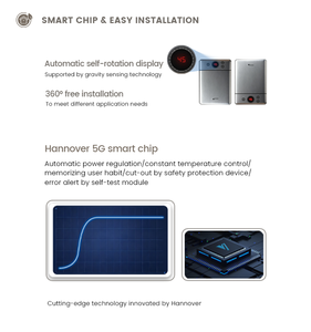 Calentador de Agua Eléctrico Instantáneo de Bajo MOQ con Pantalla LED de Plástico en Inglés para Uso en Hoteles/Aeropuertos/Escuelas, Precio de Fábrica, Servicio OEM - Product Image 3