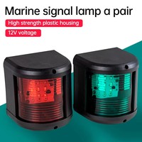 Feux de navigation LED 12V 24V rouge vert pour bateau, lampe de signalisation marine étanche pour yacht, kayak, remorque, voilier